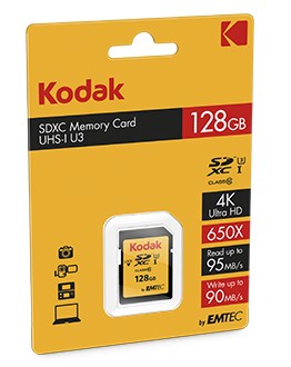 Kodak EKMSD128GXC10HPRK memory card 128 GB SDXC UHS-I Class 10 -