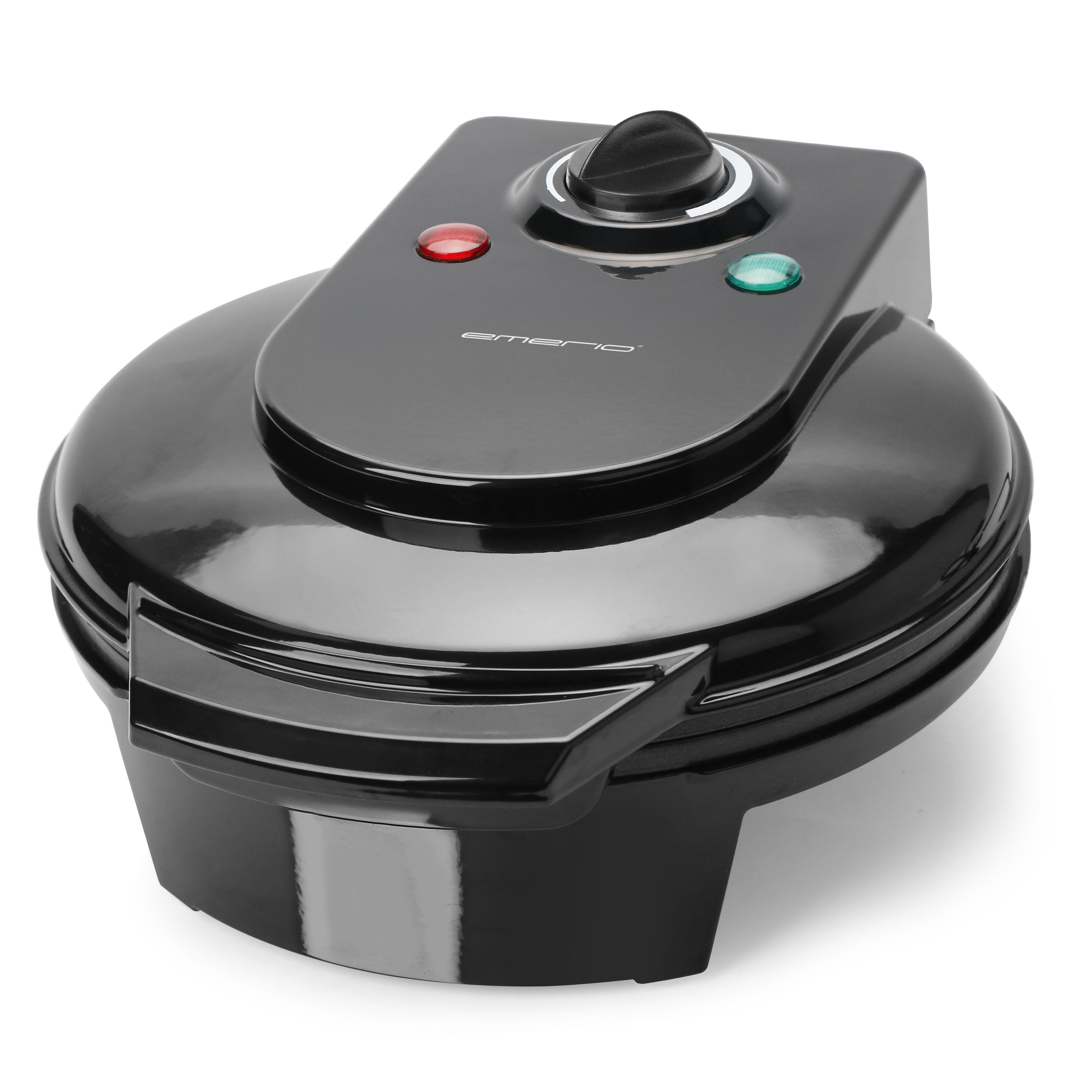 EMERIO WM-131149 Waffeleisen Antihaftbeschichtung, BPA-frei Schwarz