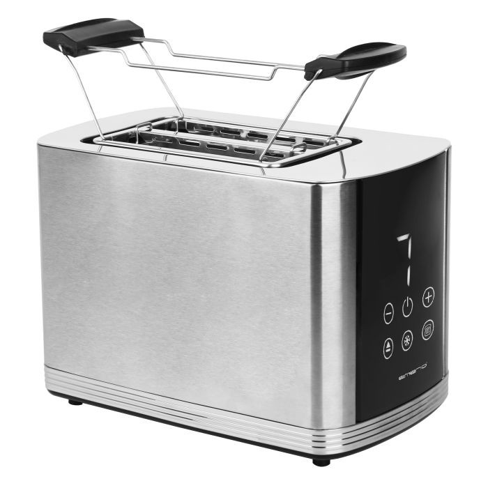 Emerio TO-128308 toaster 7 2 slice(s) 800 W Black, Silver - Emerio TO-