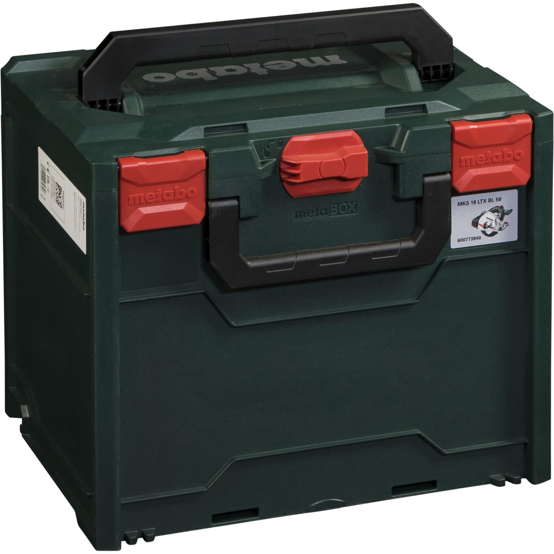Metabo MKS 18 LTX BL 58 Akku-Handkreissäge Schnitttiefe max. (90°)