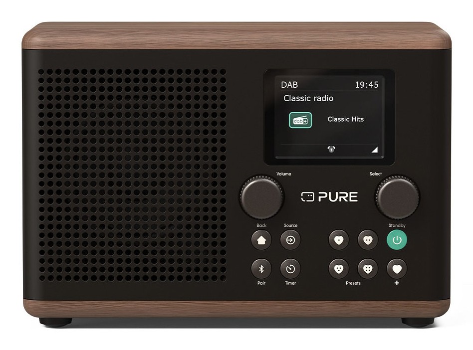 Pure Classic H4 Portable Numérique Noir, Bois - Pure Classic H4,
