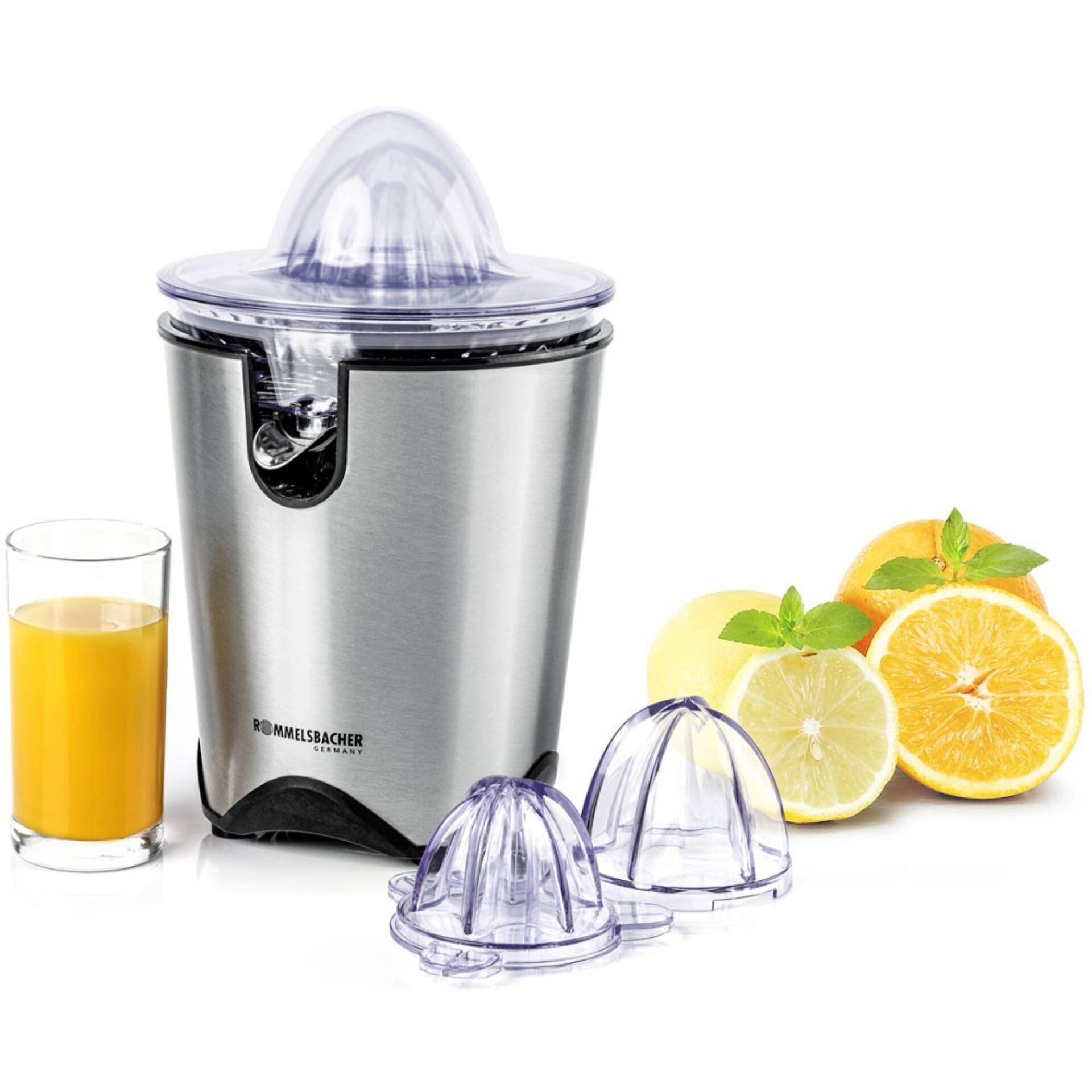 Rommelsbacher ZP 60/E electric citrus press 100 W Black, Stainless