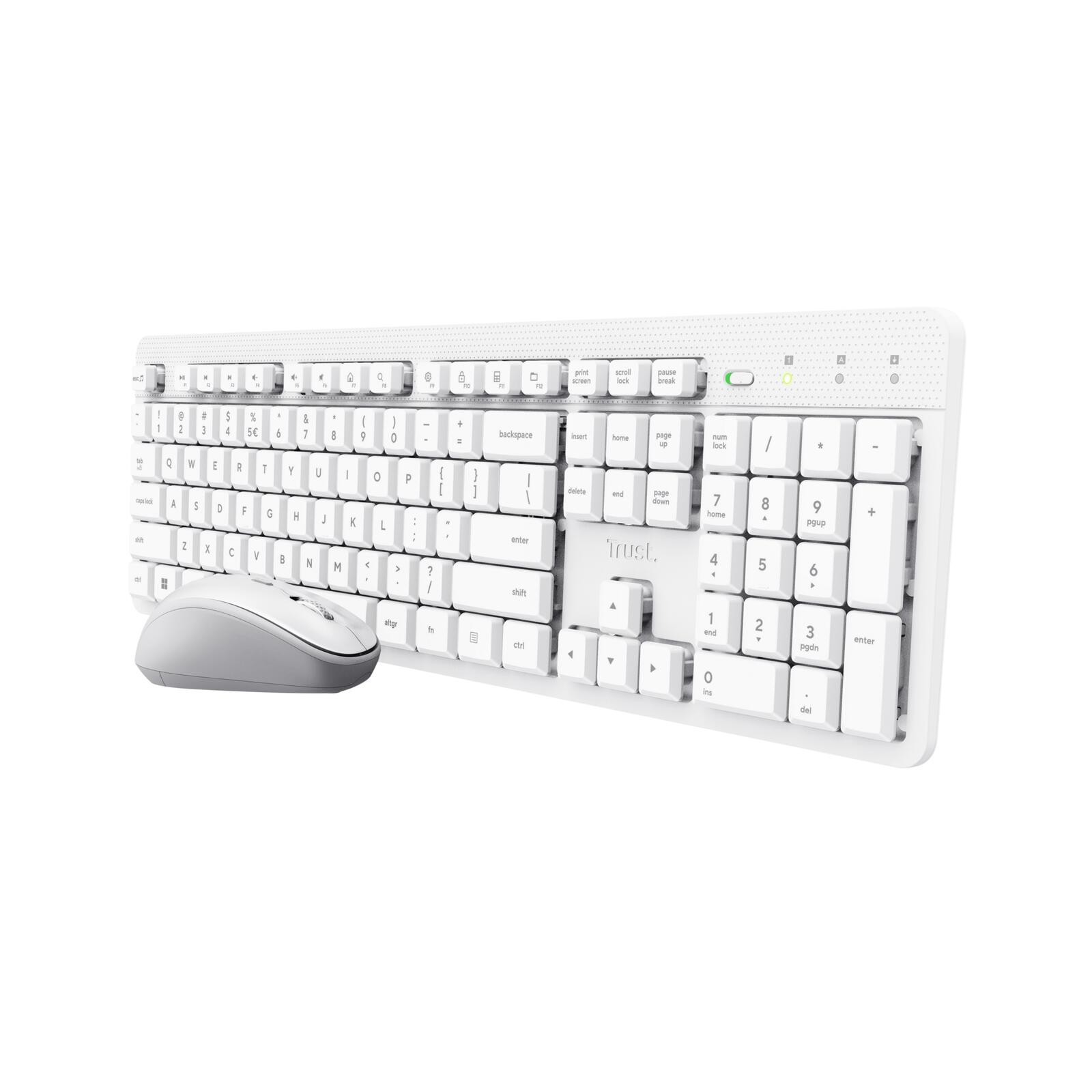 Trust ODY II WL KEYBOARD & MOUSE Kabellos, USB Tastatur, Maus-Set