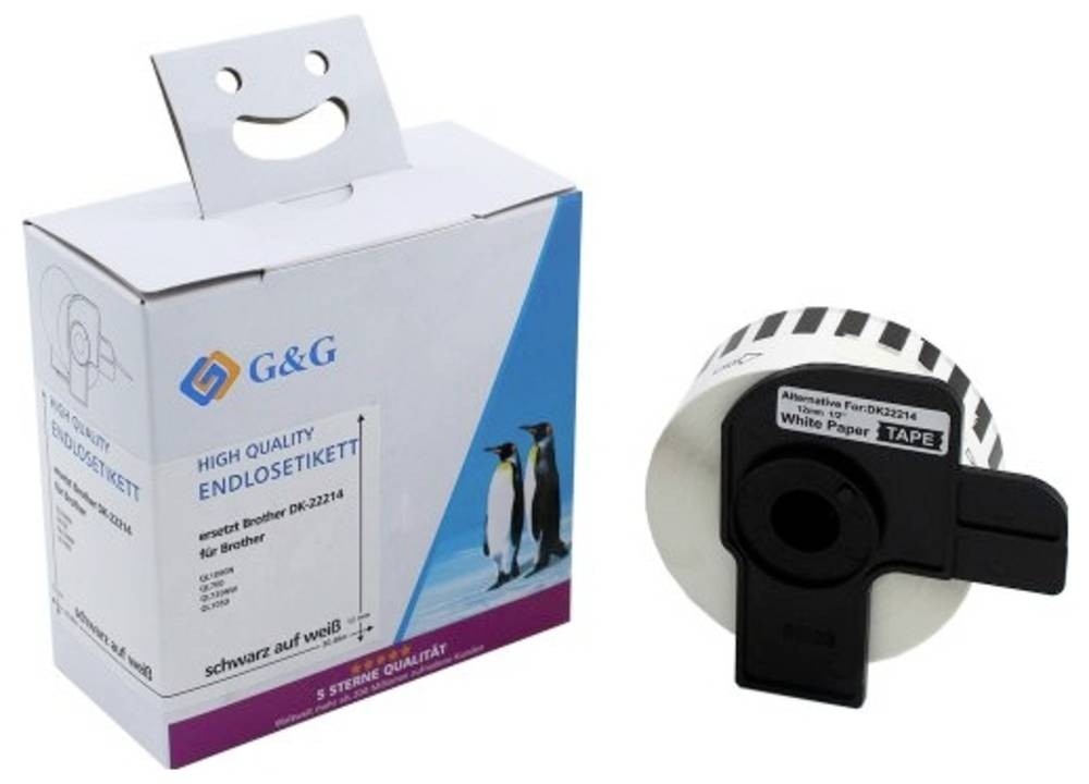 G&G Etiketten (endless) compatible replacement for Brother DK-22214