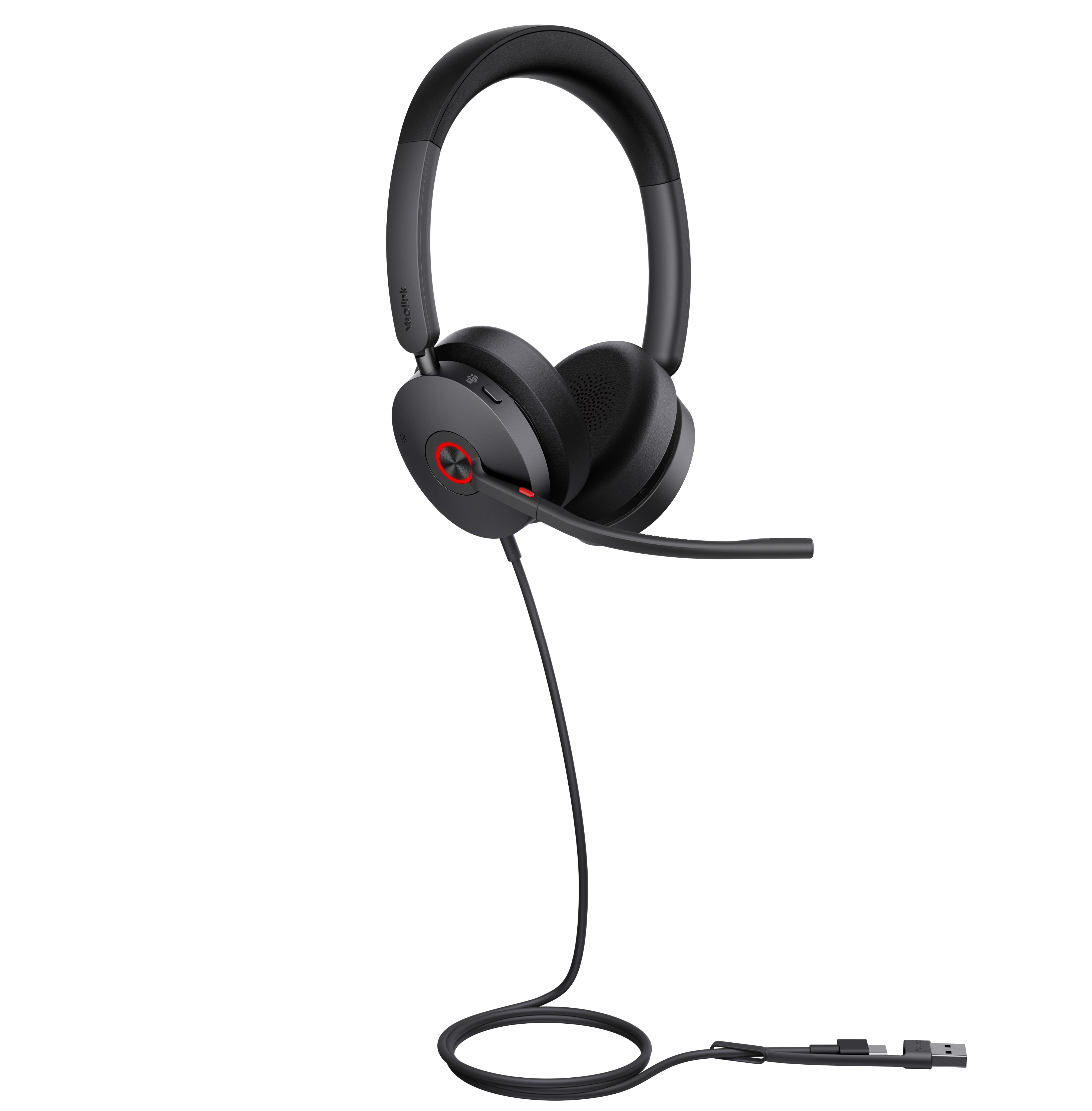 Yealink UH48 Dual Teams USB-C/A Headset - Yealink UH48 Dual Teams USB-