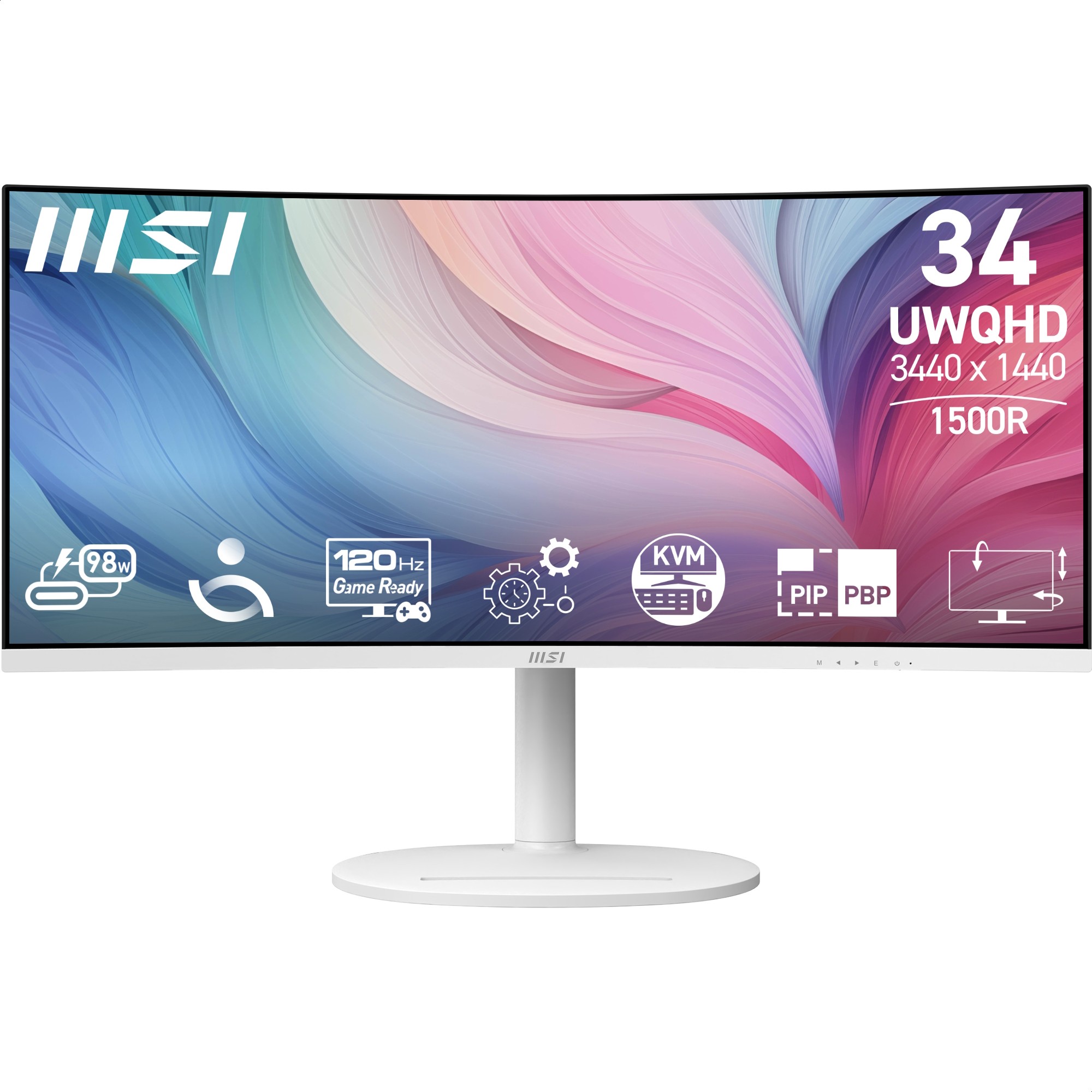 MSI Modern MD342CQPWDE 86cm (34") VA UWQHD 4ms 120Hz