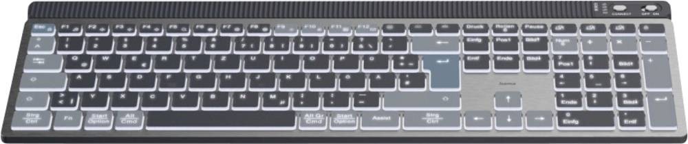Hama WK-750 Bluetooth Tastatur Deutsch, QWERTZ Schwarz