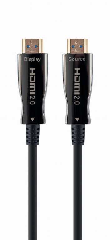 Gembird CCBP-HDMI-AOC-20M-02 HDMI cable HDMI Type A (Standard) Black -