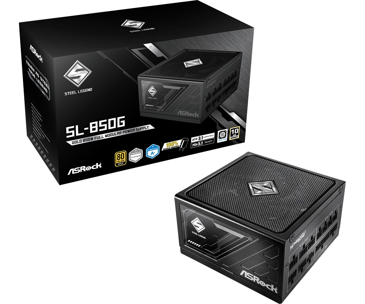 Asrock SL-850G Steel Legend power supply unit 850 W 20+4 pin ATX ATX
