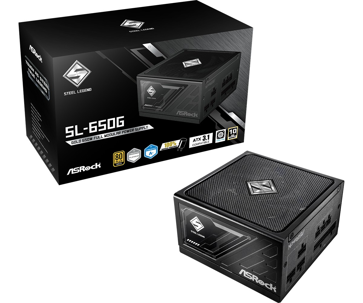 Asrock SL-650G Steel Legend power supply unit 650 W 20+4 pin ATX ATX