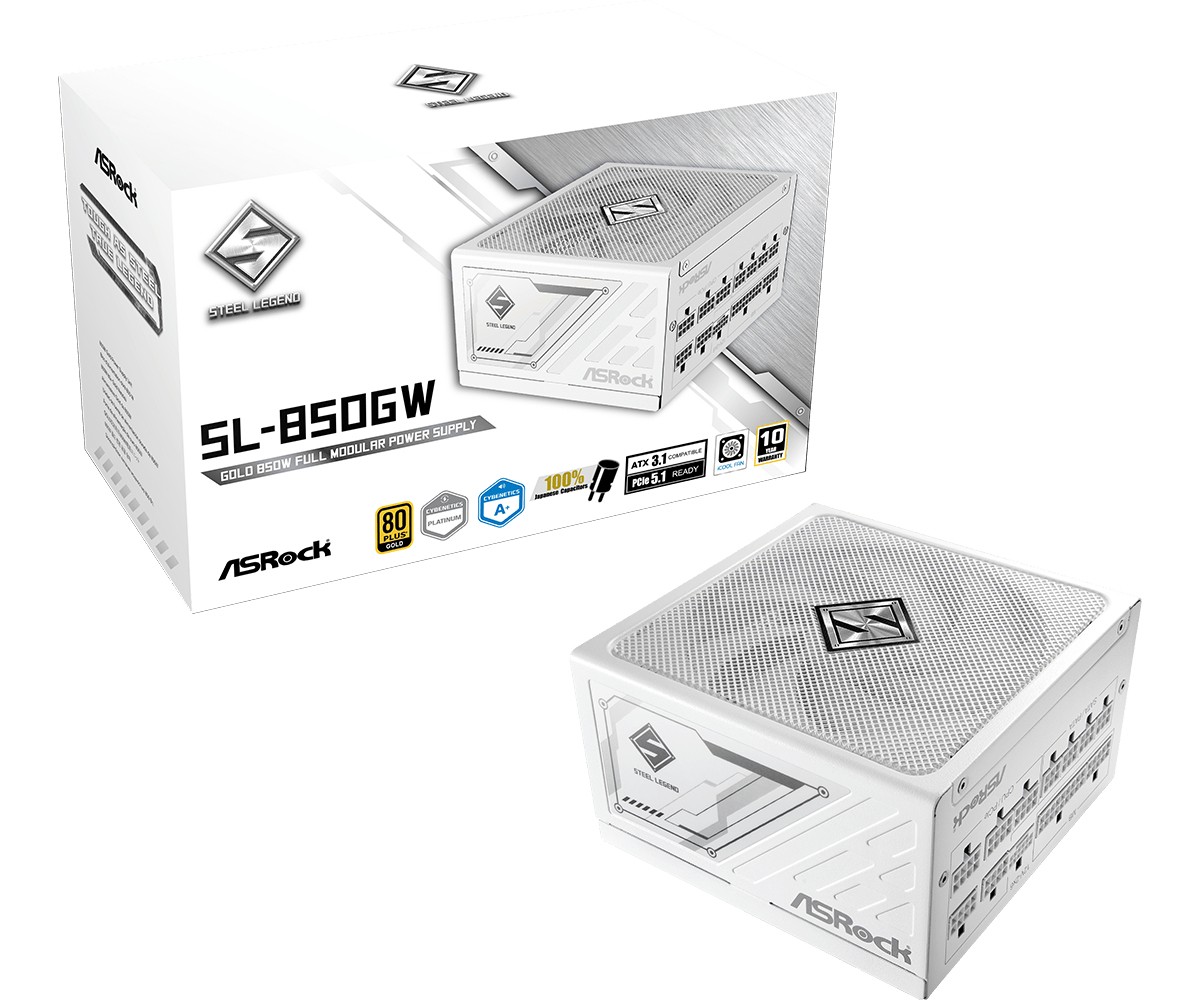 Asrock SL-850GW Steel Legend power supply unit 850 W 20+4 pin ATX ATX