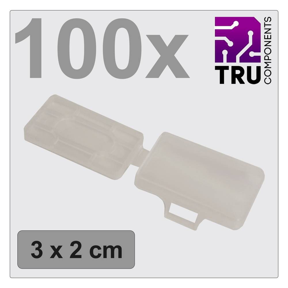 TRU COMPONENTS TC-12888604 T24CA083 Zeichenträger Beschriftungsflä