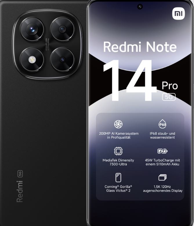 Xiaomi Redmi Note 14 Pro 5G 16.9 cm (6.67") Dual SIM USB Type-C 8 GB