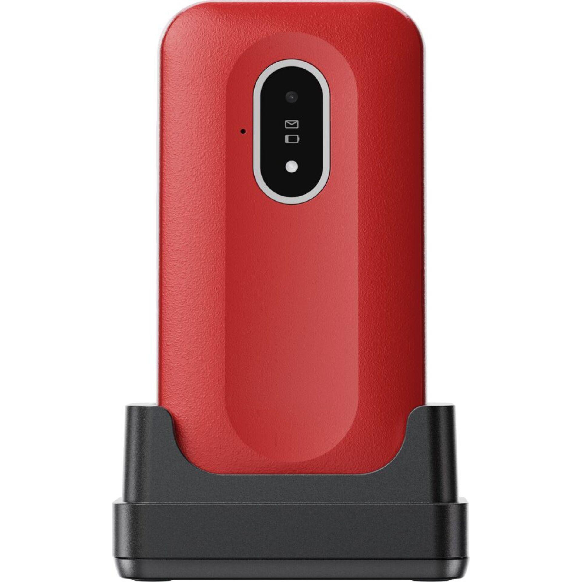 Doro Leva L20 rot-weiß LTE ohne Simlock, ohne Branding