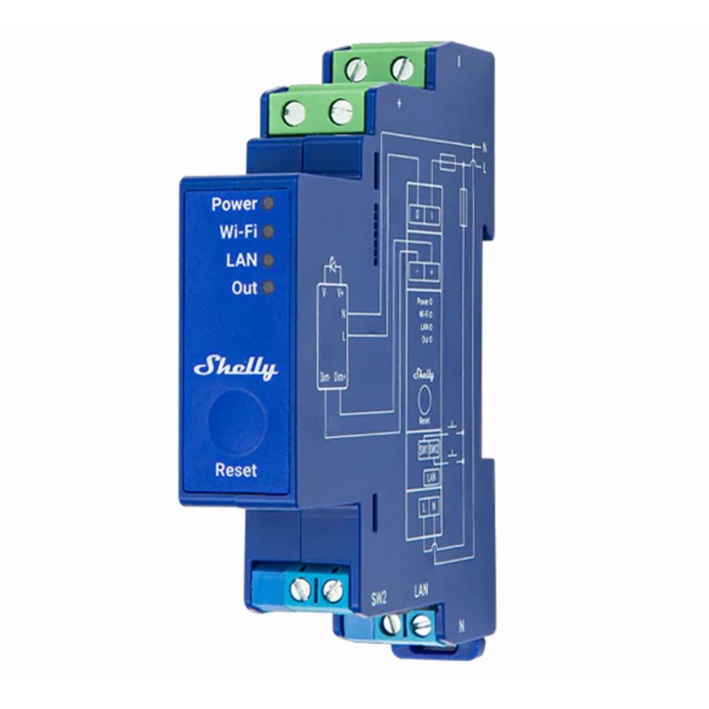 Shelly Pro Dimmer 0/1-10V PM WiFi LAN BT