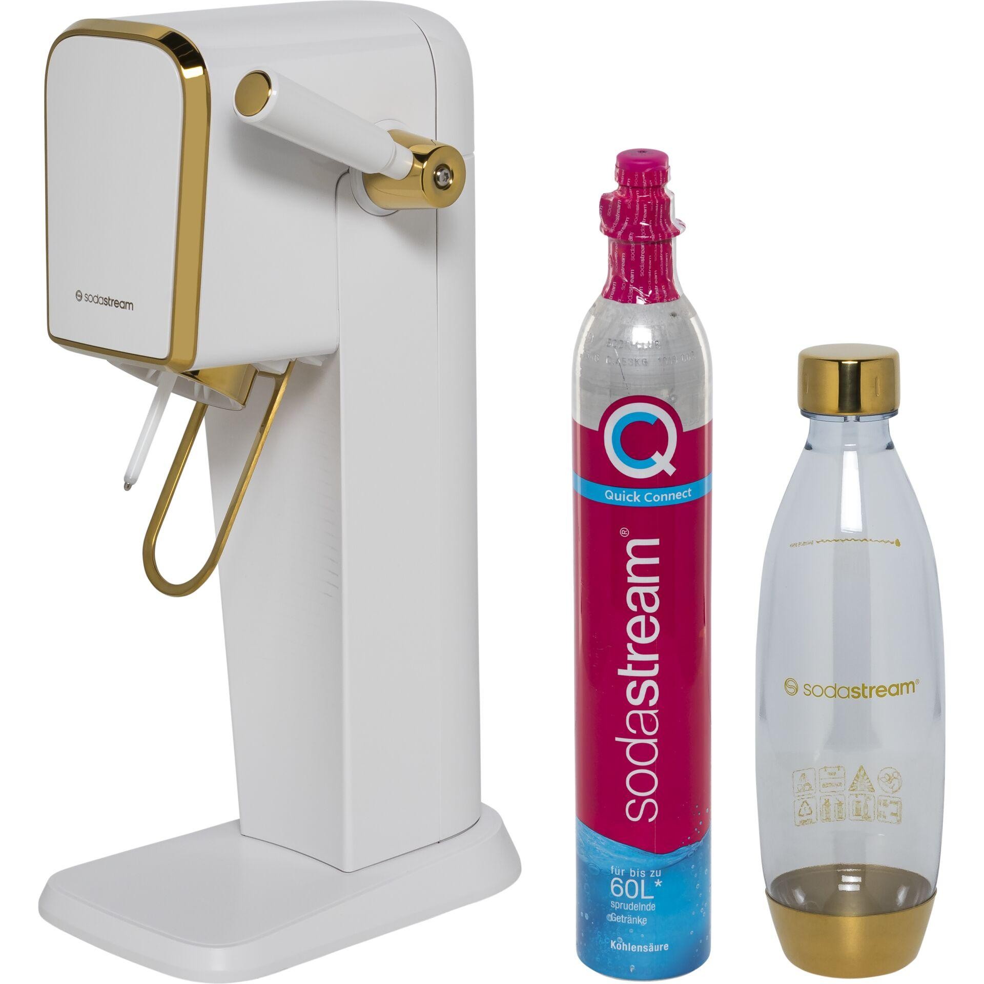 SodaStream 1013511415 carbonator Gold, White - SodaStream 1013511415,