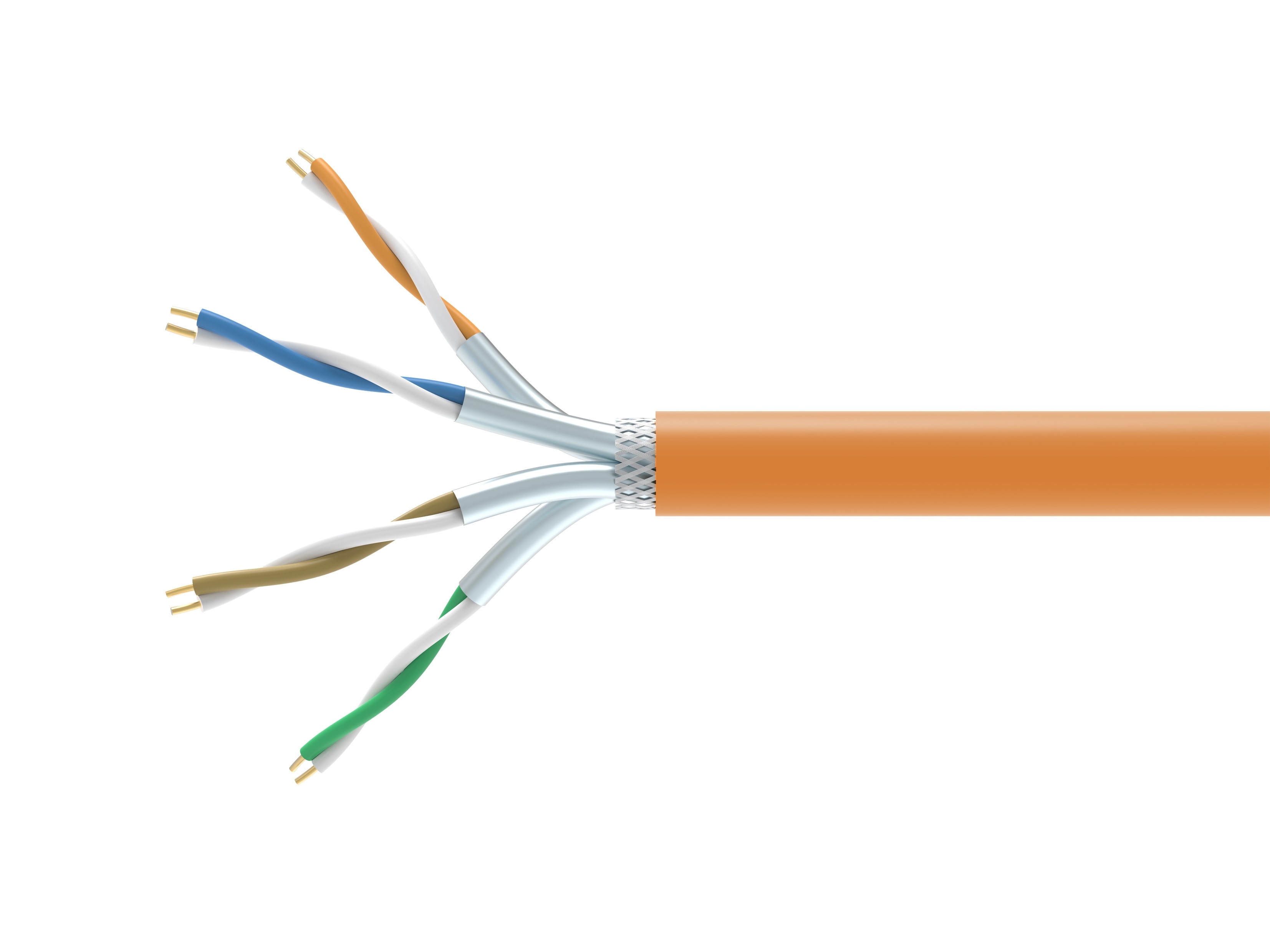 Equip 404551 câble de réseau Orange 305 m Cat7 S/FTP (S-STP) -