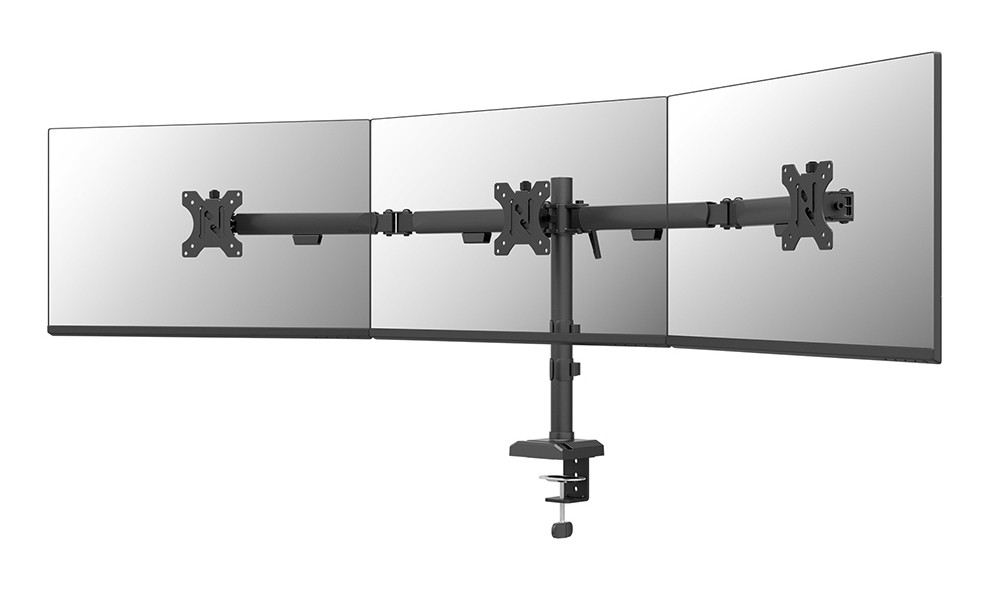 Neomounts DS60-600BL3 Monitor arm 10-27" - Quick-fix - 180°-stop -