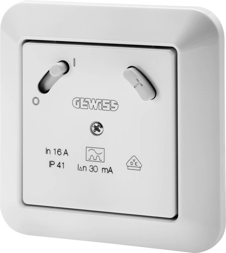 Gewiss GW95526 GW95526 FI-Schutzschalter 1phasig A 2polig 16A 0.03A