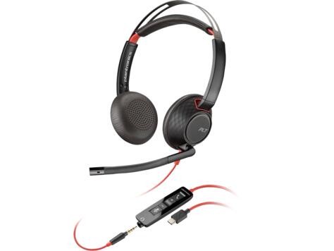 Poly Blackwire 5220 Stereo Headset On-Ear
