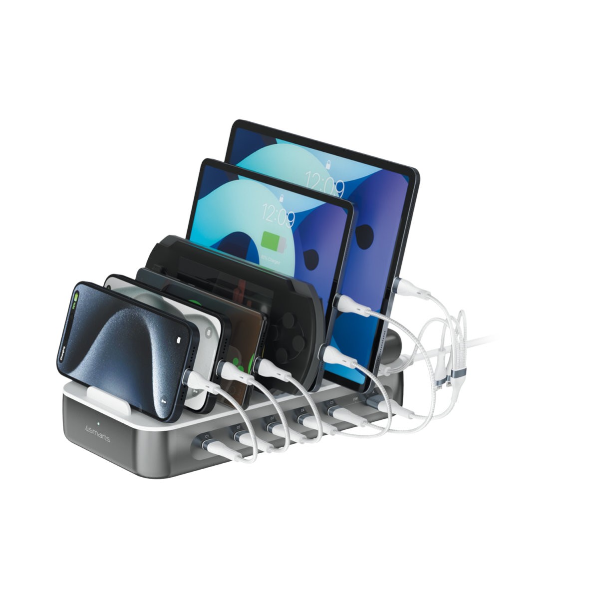 4smarts 541277 charging station organizer Freestanding ABS,