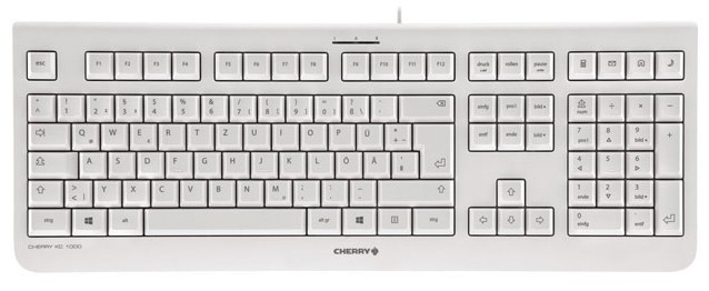 Cherry KC 1000 Corded CH-Layout weiß/grau