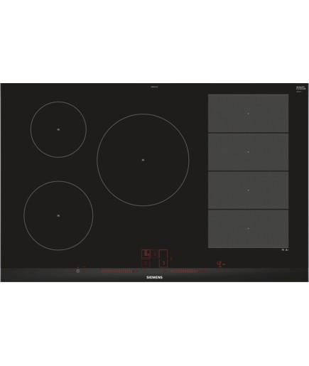 Siemens EX875LVC1E hob Black, Stainless steel Built-in Zone induction