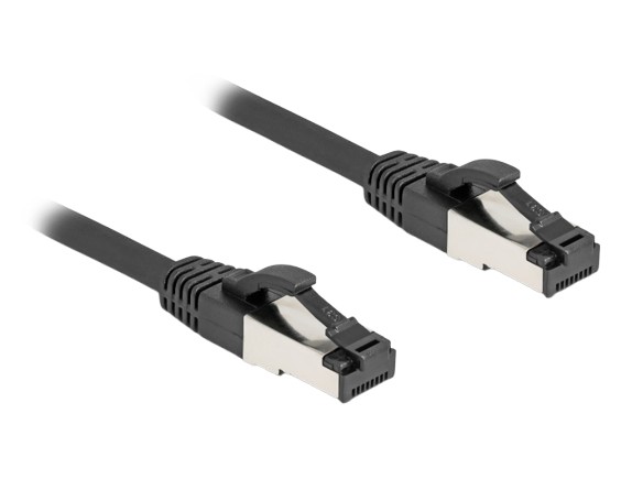 Delock RJ45 Netzwerkkabel Cat.8.1 S/FTP 15 m bis 40 Gbps schwarz