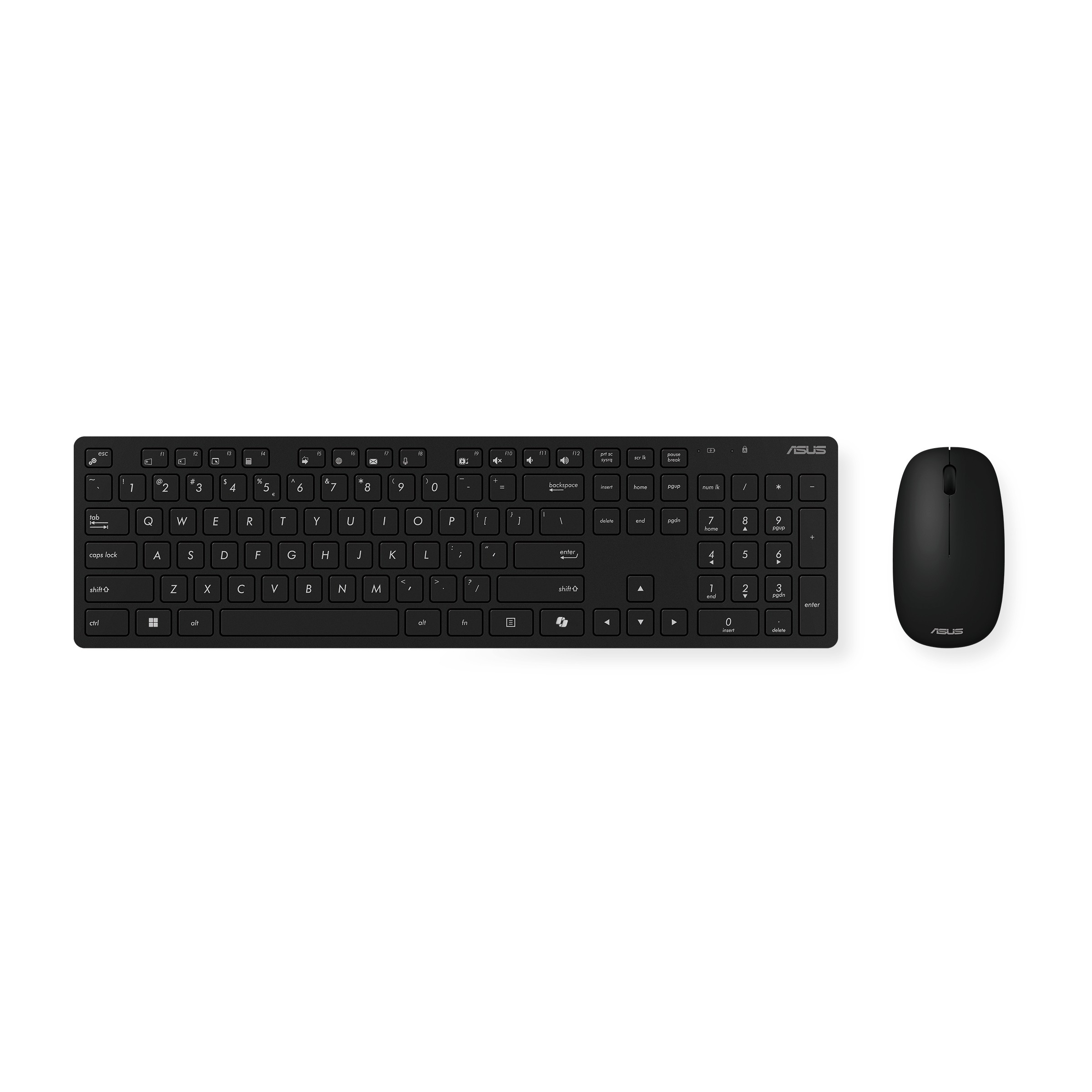 Asus W5000 kabelloses Tastatur-Maus-Set. dt. Layout. Schwarz