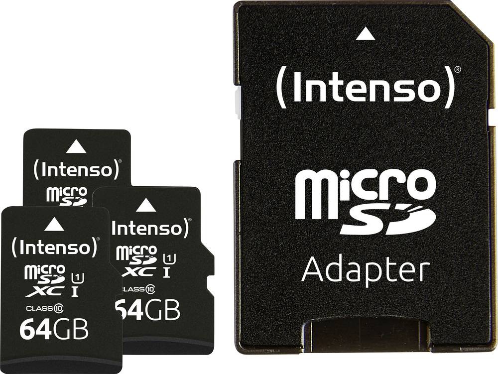 Intenso 3423593 memory card 64 GB MicroSD UHS-I Class 10 - Intenso