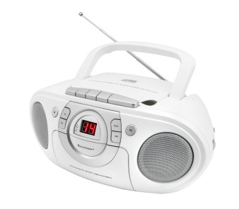 Soundmaster SCD5100WE portable stereo system White - Soundmaster