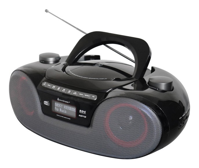 Soundmaster SCD8300SW portable stereo system Digital 12 W DAB+ Black