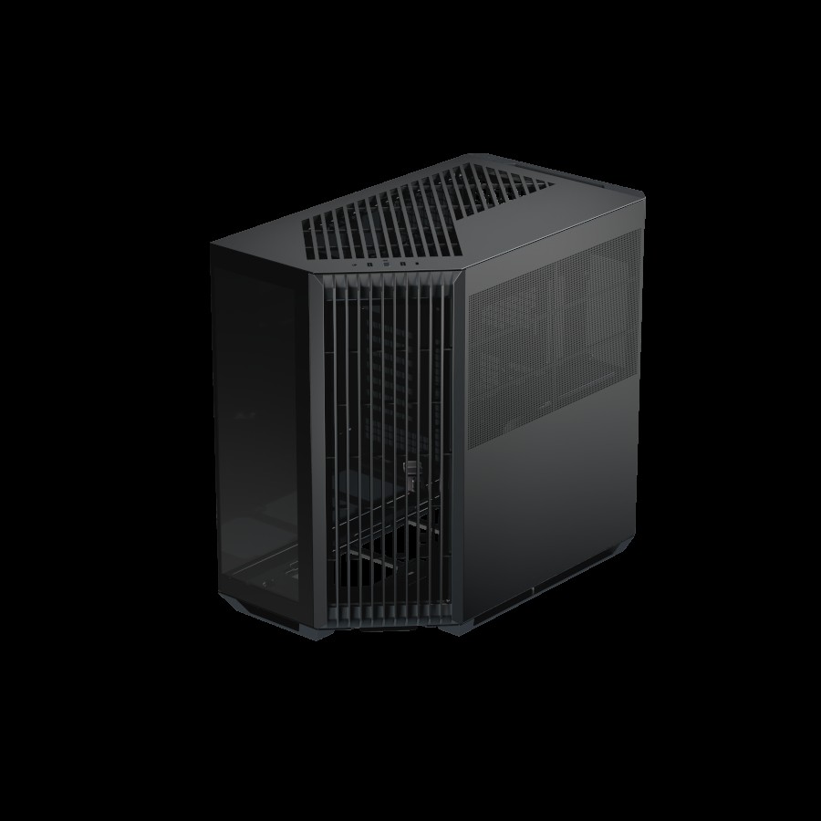 APNX V1-BK-v1 Midi Tower Black - APNX V1-BK-v1, Midi Tower, PC, Black,