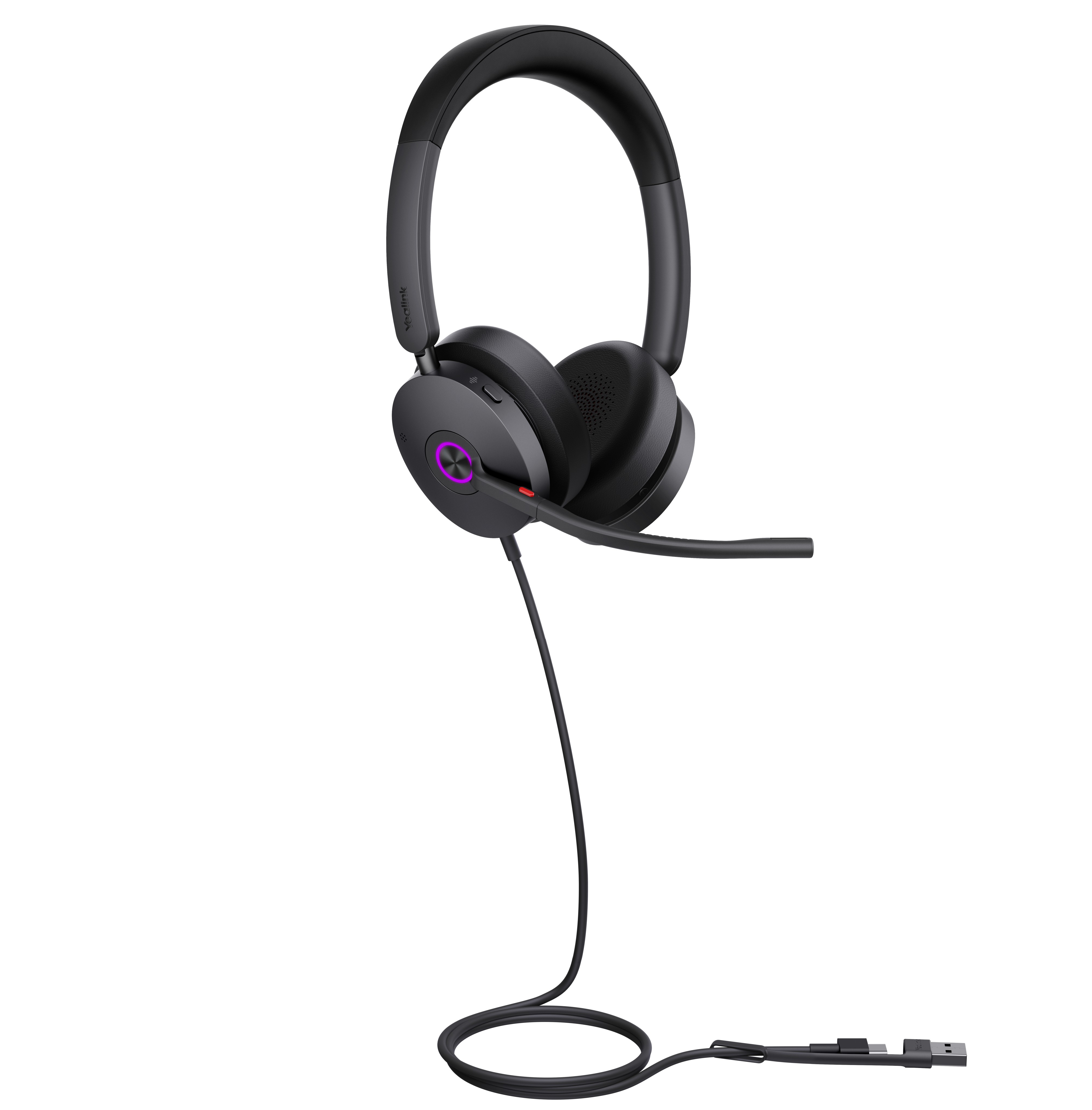 Yealink UH48 Dual UC USB-C/A Headset - Yealink UH48 Dual UC USB-C/A