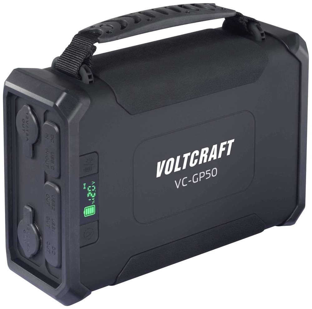 VOLTCRAFT VC-GP50 Powerbank 96000 mAh USB PD 2.0 Li-Ion Schwarz (matt)