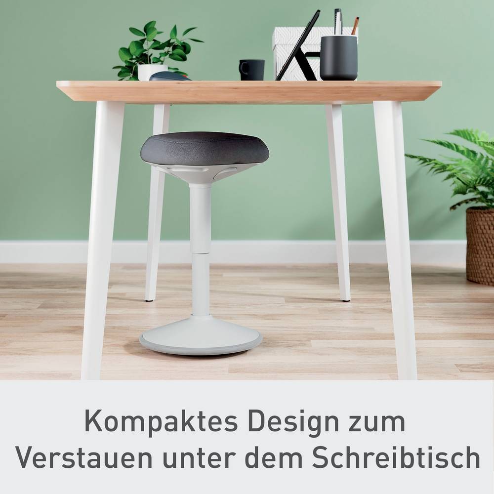 Leitz Sitzhocker Hellgrau 65440085