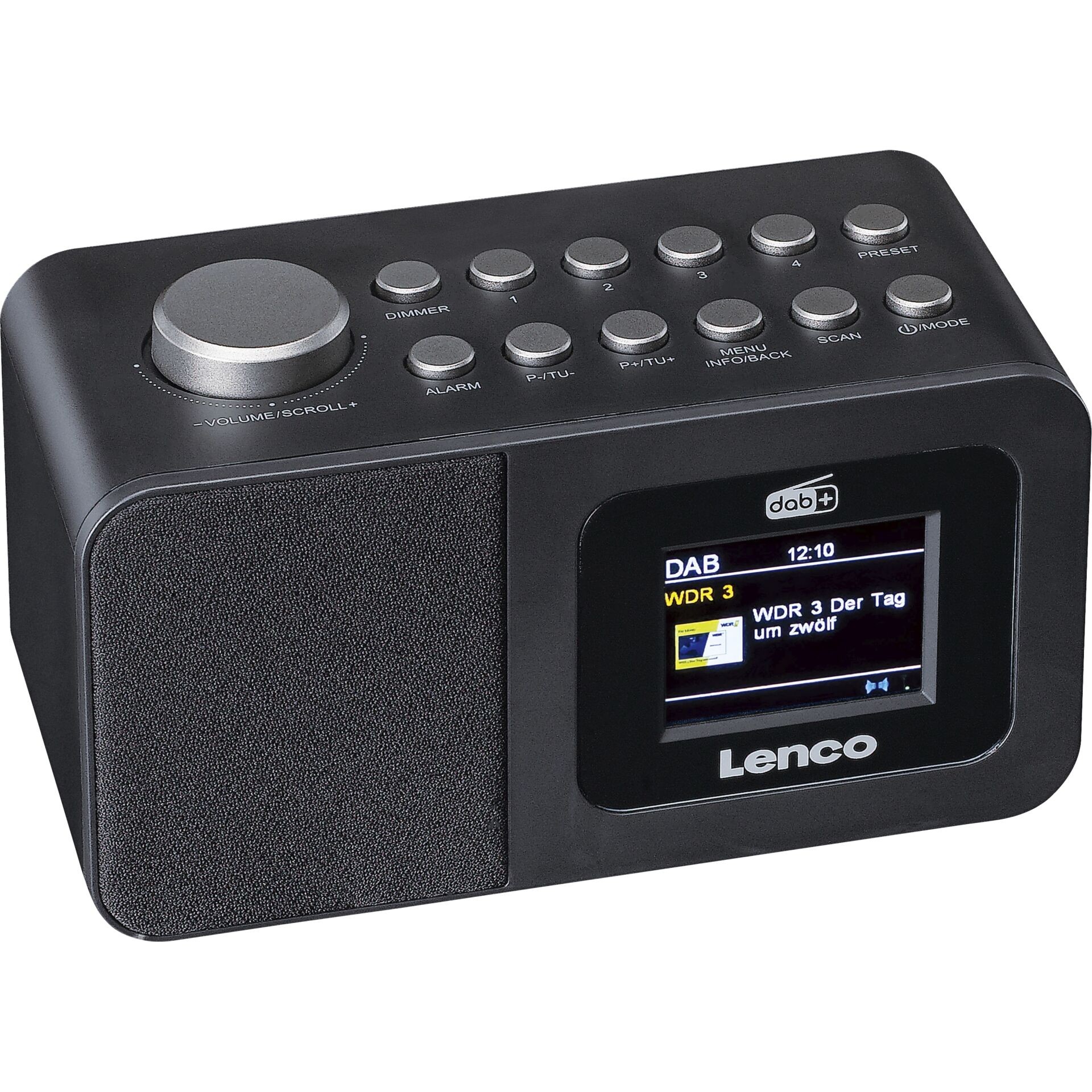 Lenco CR-625BK Portable Analog & digital Black - Lenco CR-625BK,