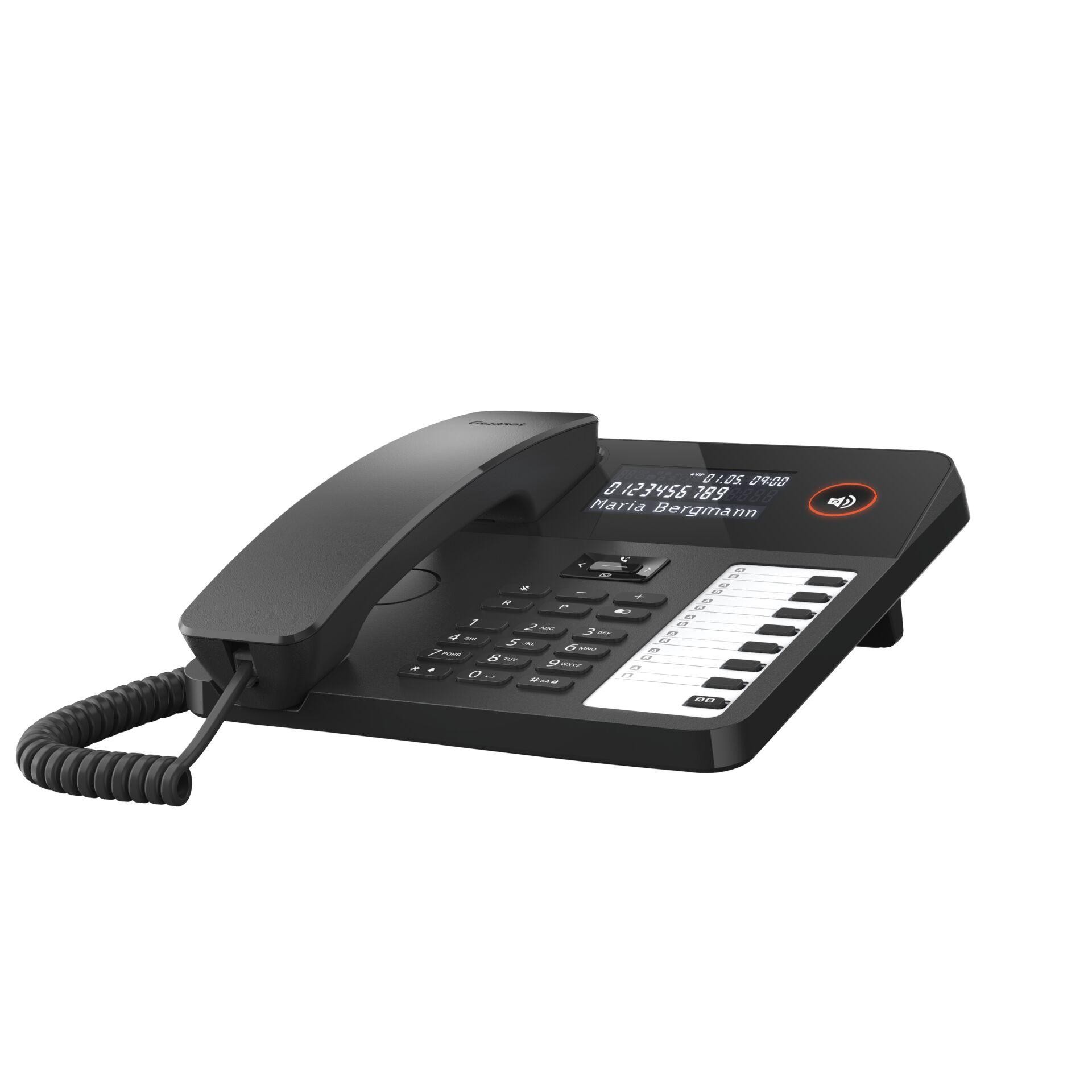 Gigaset DESK 600 Analog telephone Caller ID White - Gigaset DESK 600,