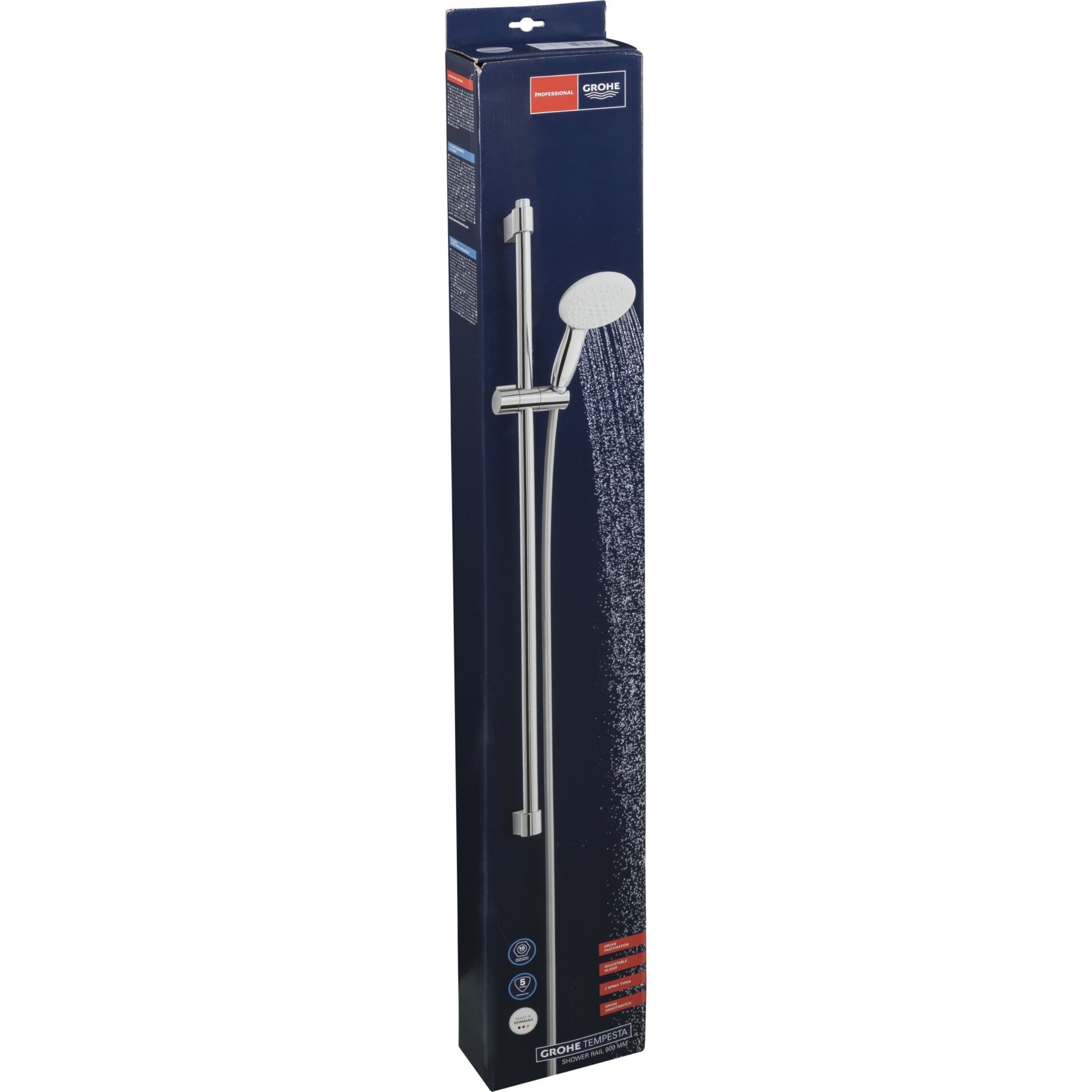Grohe Tempesta 110 Brausest.set 2 Strahlarten, 900mm chrom