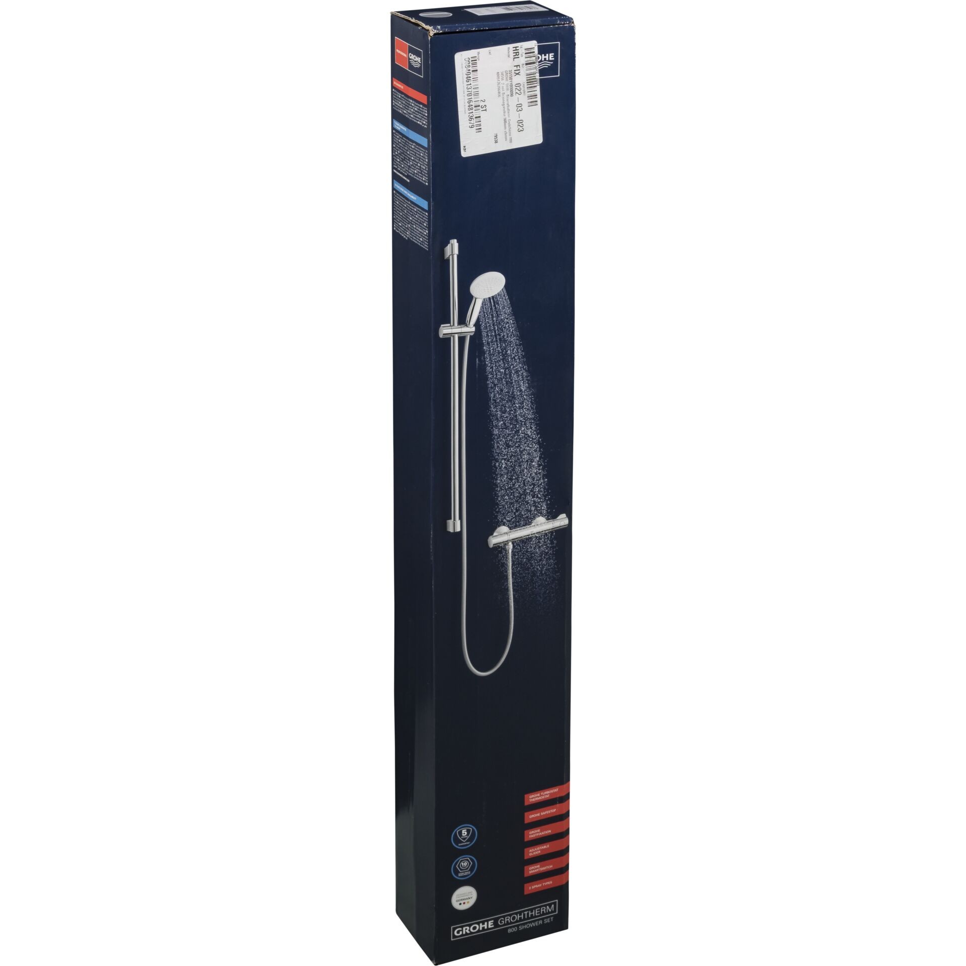 Grohe Grohtherm 800 Thermostat- Brausebatterie 1/2 mit Brause