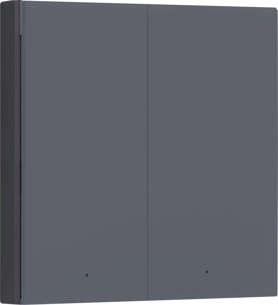 Aqara Funk-Wandschalter WS-EUK02-G Grau Apple HomeKit, Alexa, Google