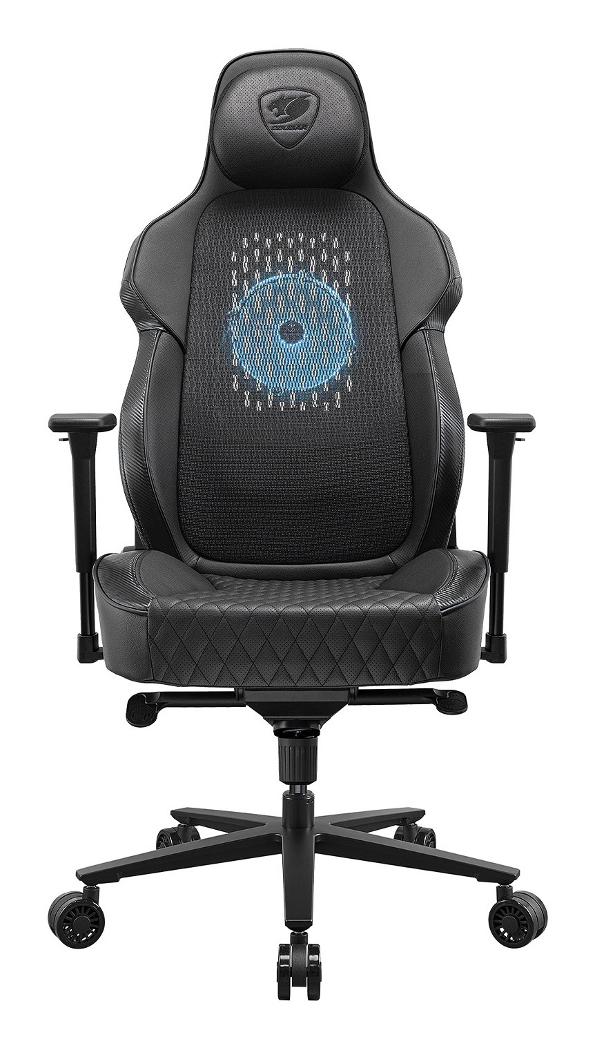 COUGAR Gaming-Stuhl NxSys Aero, ARGB Lüfter, Schwarz (