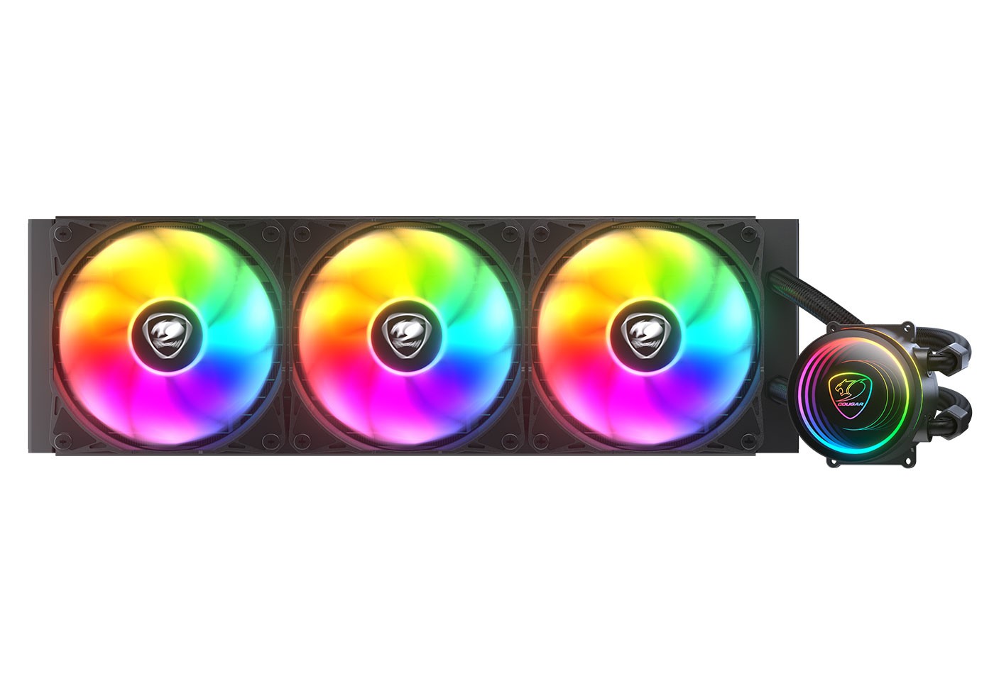 COUGAR CPU Water Cooling, Poseidon Elite 360, ARGB, Black - COUGAR
