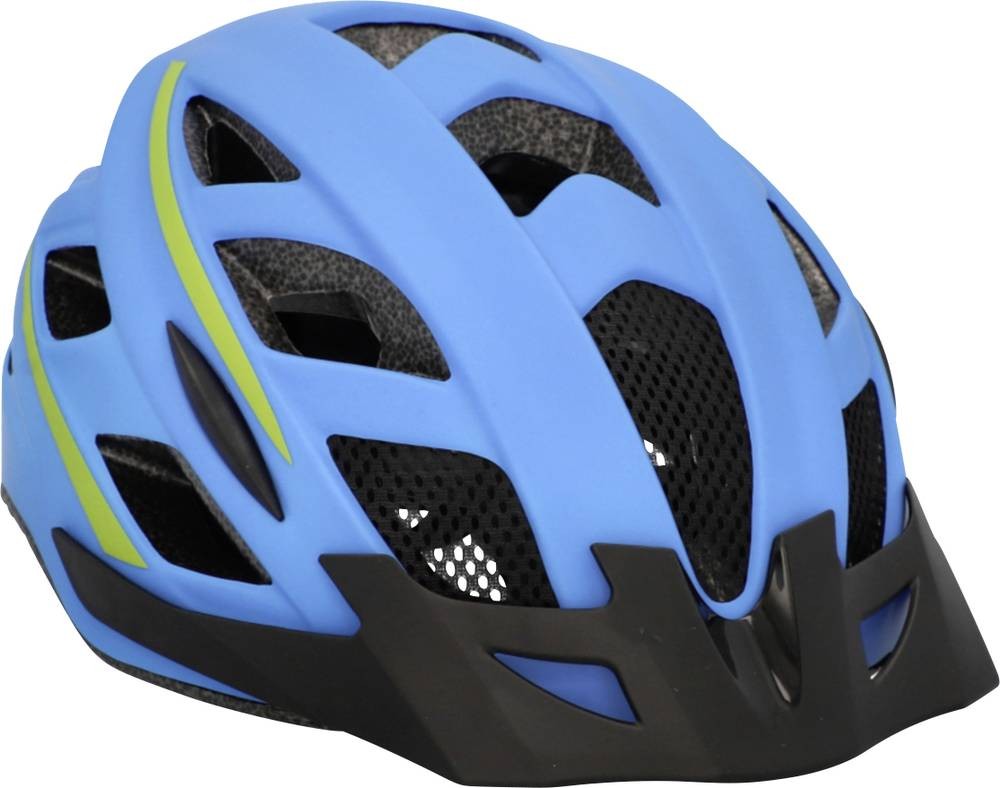 FISCHER FAHRRAD Urban Montis Fahrrad-Helm Blau Konfektionsgröße=L/