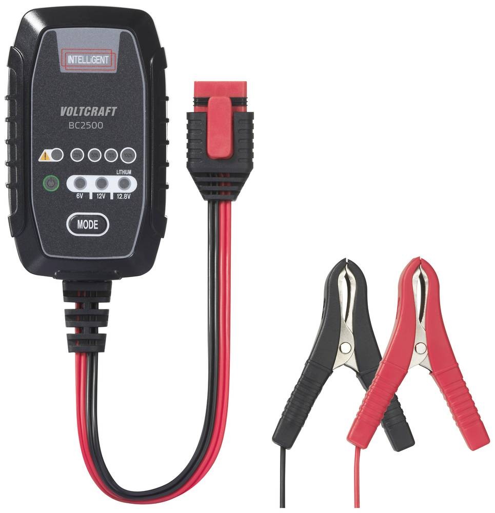VOLTCRAFT BC2500 VC-16015905 Automatikladegerät 6 V, 12V 2.5A