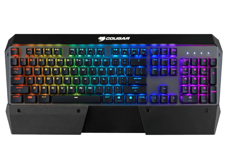 COUGAR Gaming Tastatur Attack X3 RGB Mech. Cherry MX silber