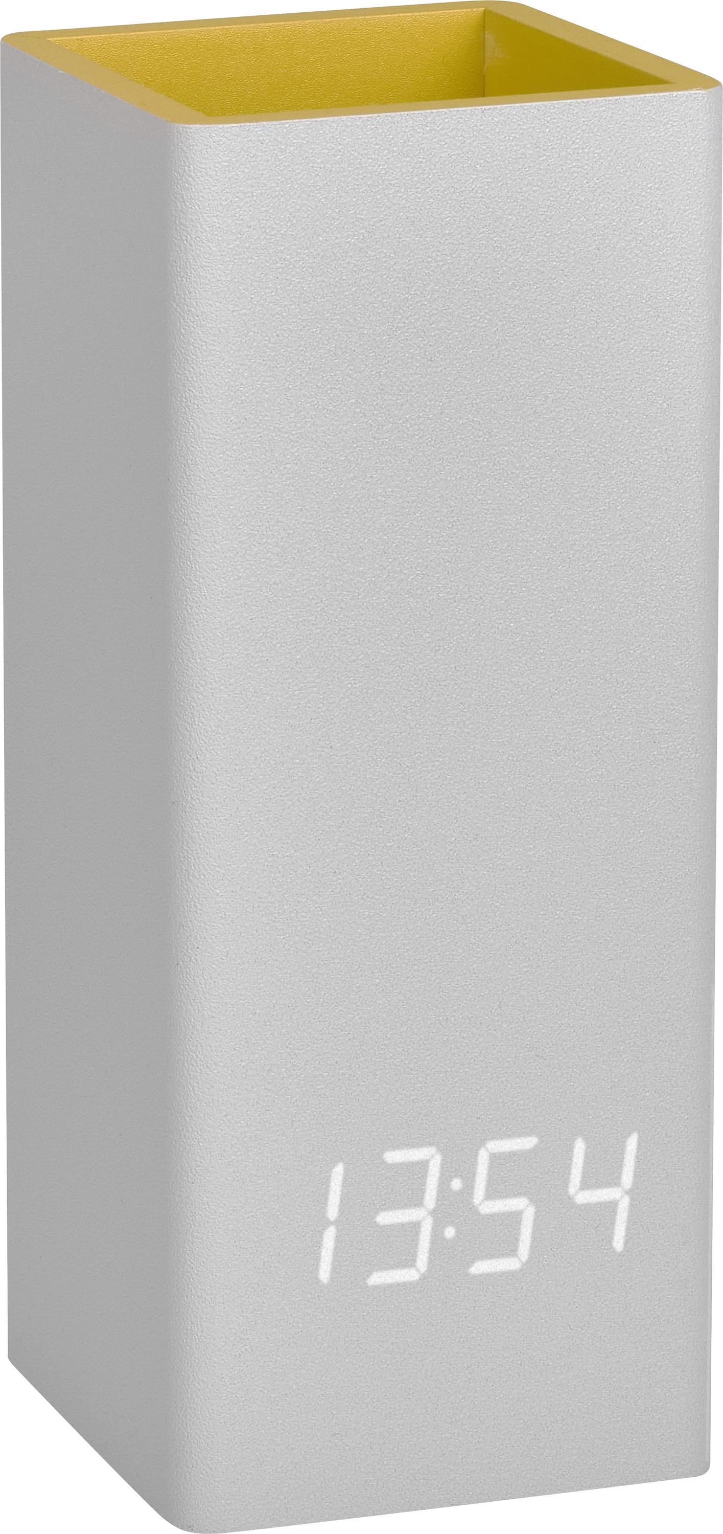 TFA Dostmann 60.2041.15 Quarz Tischuhr grey, yellow