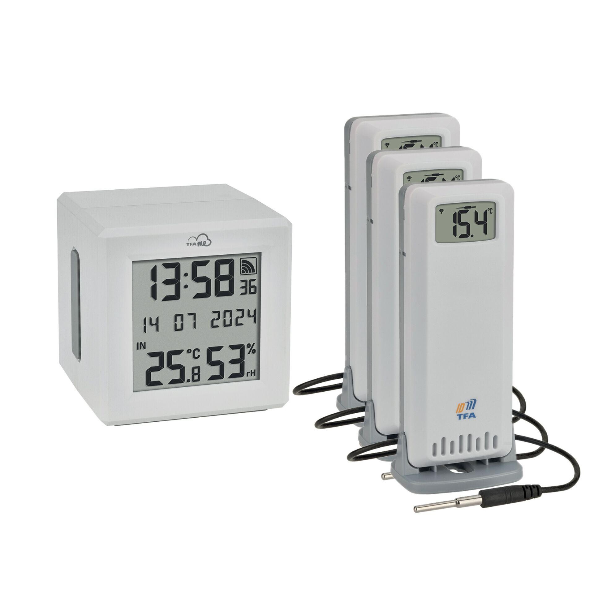 TFA Dostmann TFA.me Starter Set WLAN Gateway ID-01 mit 3 Sendern ID-