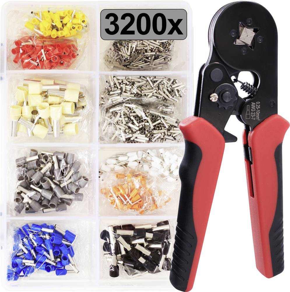 TRU COMPONENTS TC-13377608 Aderendhülsen-Sortiment 1 Set