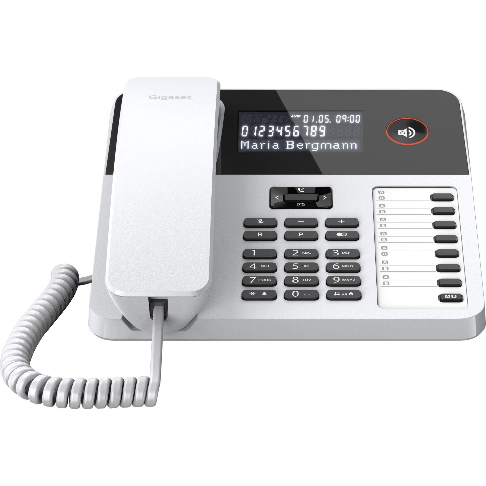 Gigaset DESK 600 Téléphone analogique Identification de l'appelant